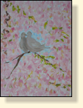 Doves in Cherry Tree